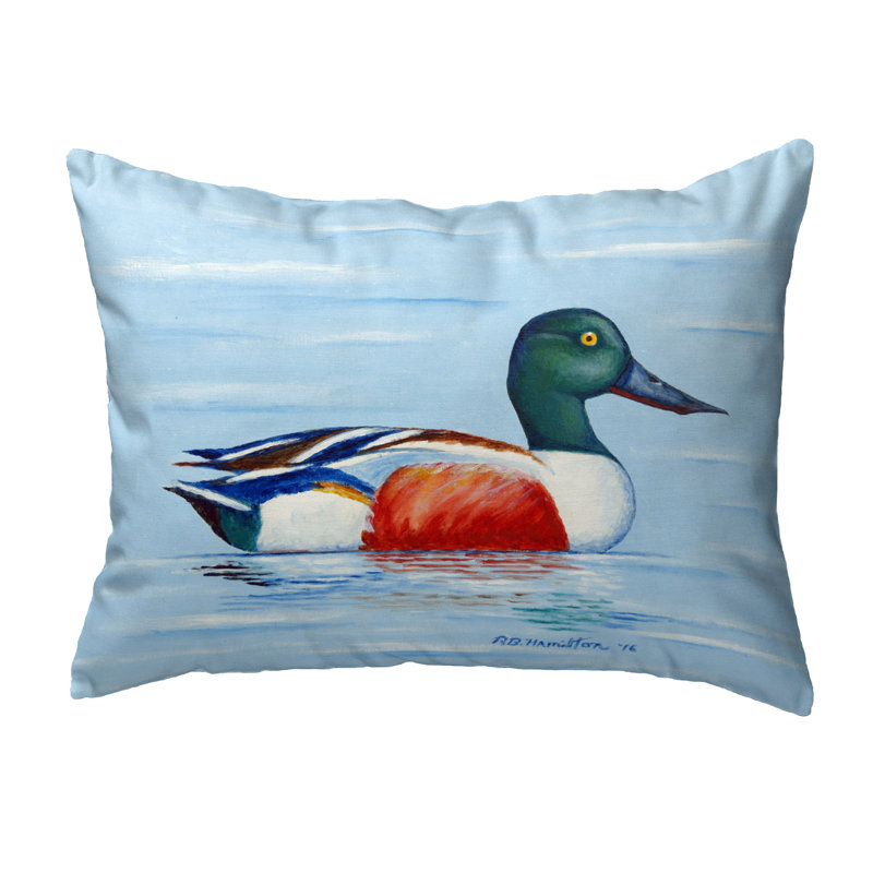  Coussin décoratif intérieur / extérieur Northern Shoveler, H 16 po x l 20 po x P 6 po