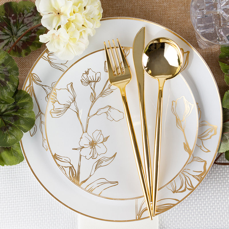 Floral 10" Dinner Plate