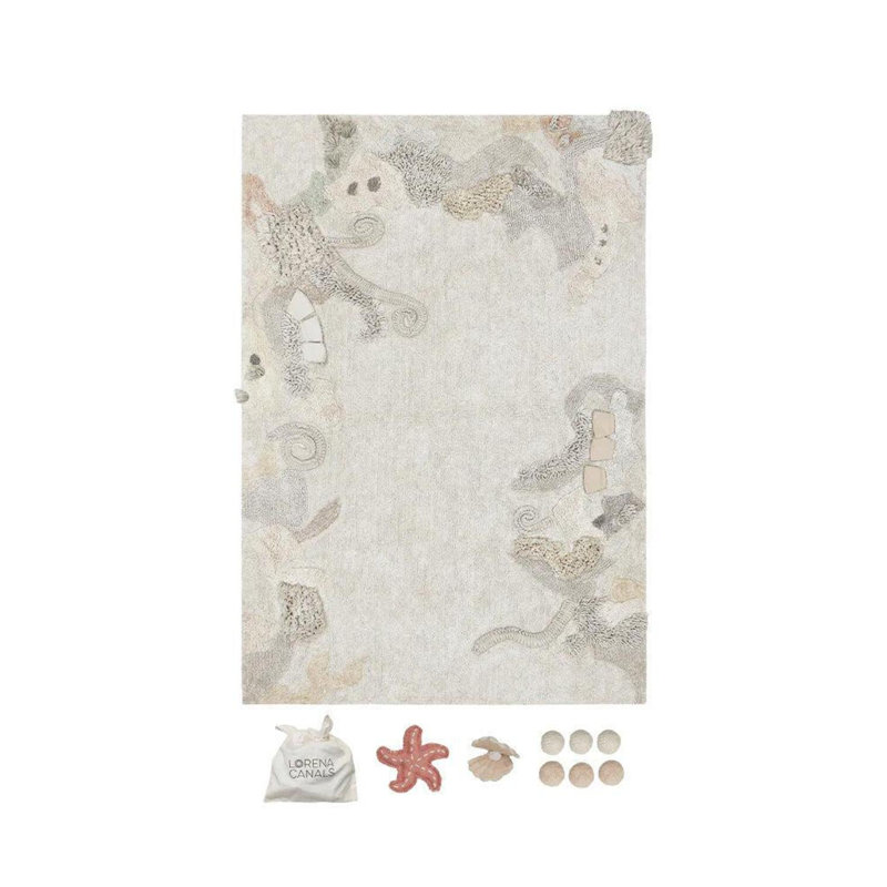 Washable Play Rug Seabed