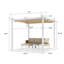 3m x 3m Aluminium Pergola-598698463