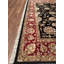 Tapis noir en laine noué à la main Original Original
