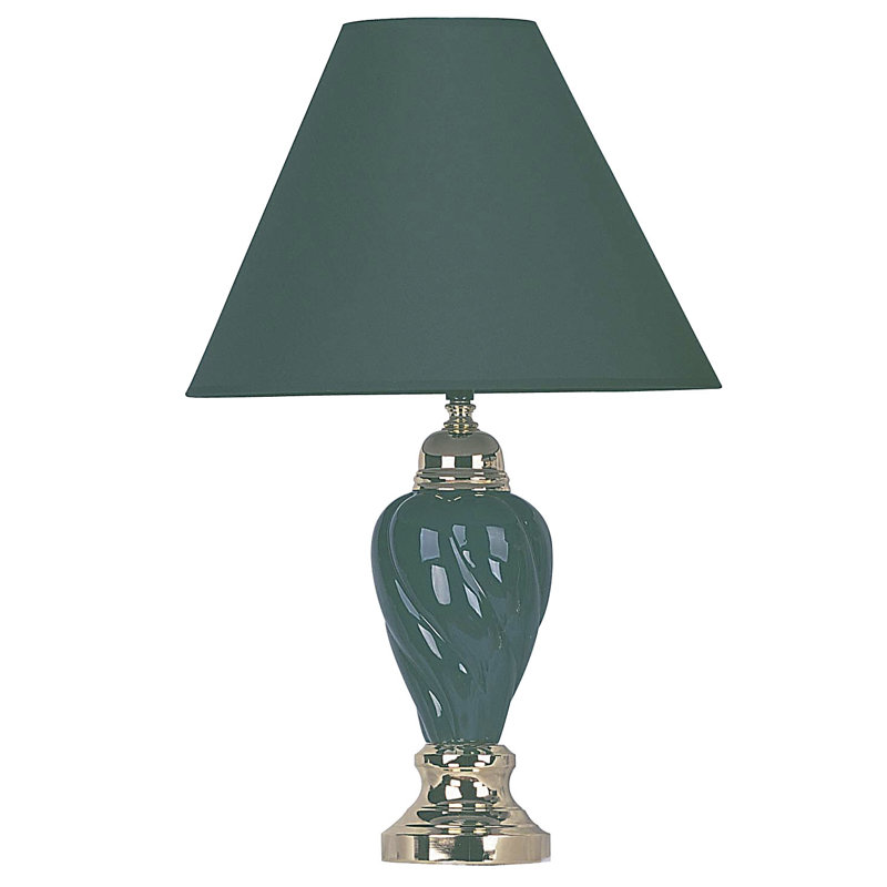 Bannister Table Lamp, Green
