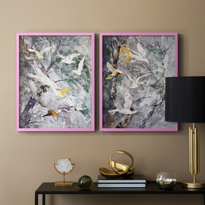 ANIMALS Series XVII - reproduction encadrée de qualité supérieure - prête à être accrochée - aucun clou requis - aucun clou requis