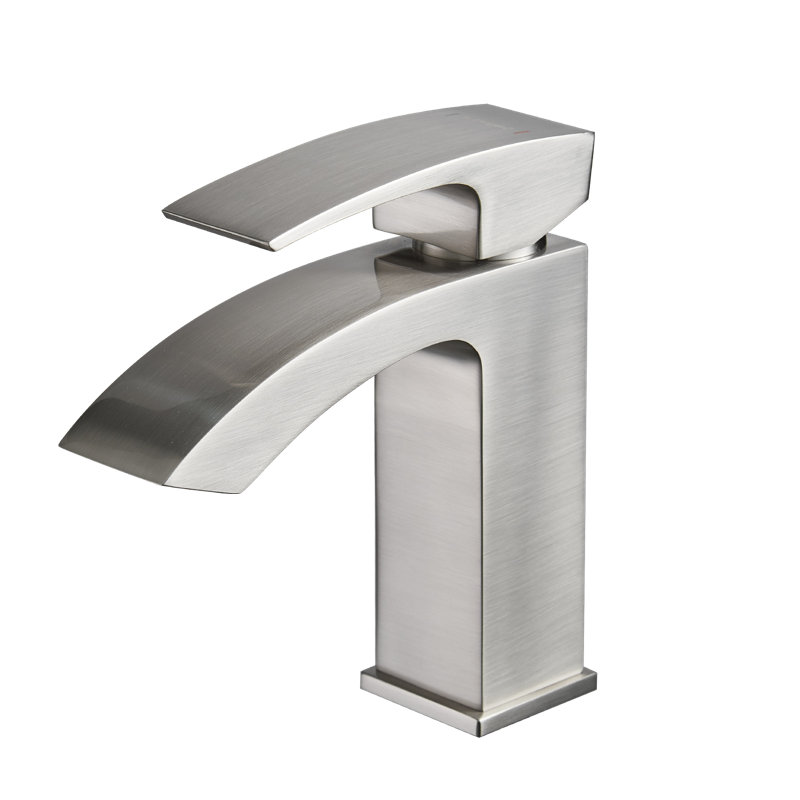 Single-Hole Single-handle Bathroom Faucet, Brushed Nickel