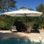 Parasol en porte-à-faux carré 120 po Sephra-1414097748