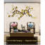 Décoration murale luxueuse orchidée en fer
