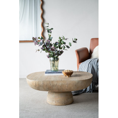 Table basse ovale 36 x 24 x 15 po
