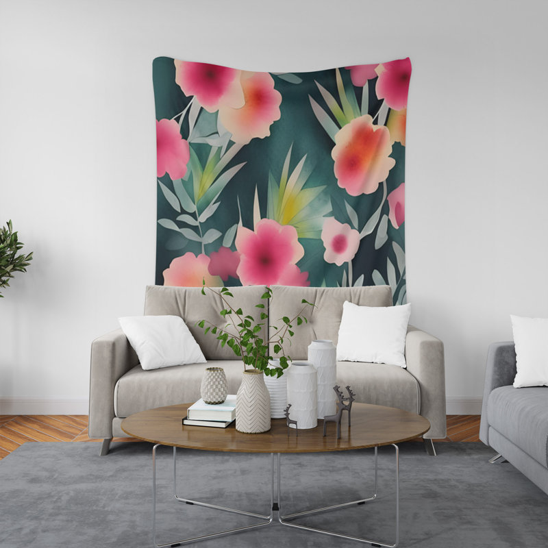 Tapisserie murale, H 88 po x l 104 po