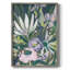Purple Jungle Garden I Framed Print - Solid Wood-2045581225