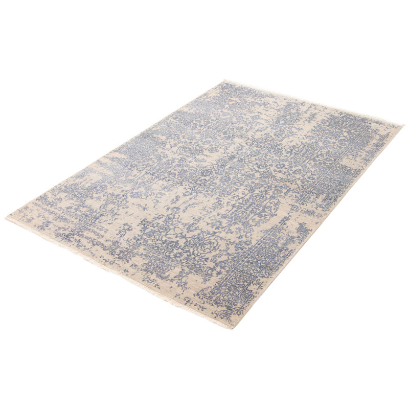 Tapis bleu Heritage 5 pi 6 po x 8 pi 1 po