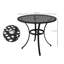 Abdon Round Outdoor Bistro Table With Umbrella Hole , 85cm cm W 85cm cm D
