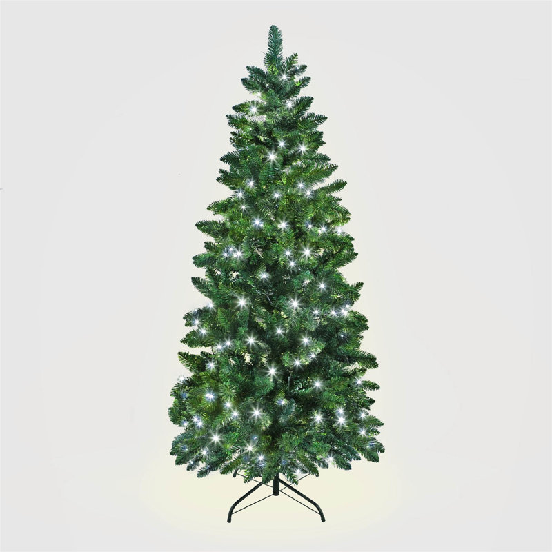 Lighted Artificial Christmas Tree, 6 ft.