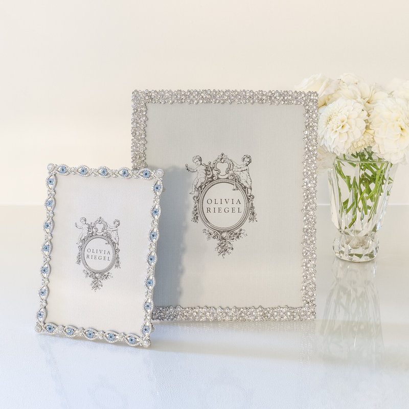 Evie Metal Picture Frame, 8" x 10", Silver