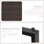 Canapé d'extérieur rectangulaire avec coussins de 74,4 po de largeur Ingvald-1065833070