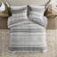 Rhodes Cotton Blend Striped Duvet Cover Set-419734767