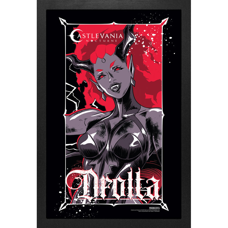 Impression encadrée Castlevania: Nocturne - Drolta 11 x 17