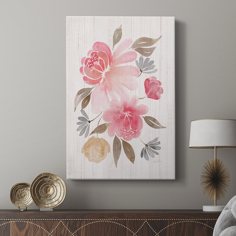 Pivoines lâches II - galerie Cavas sur mesure, H 18 po x l 12 po