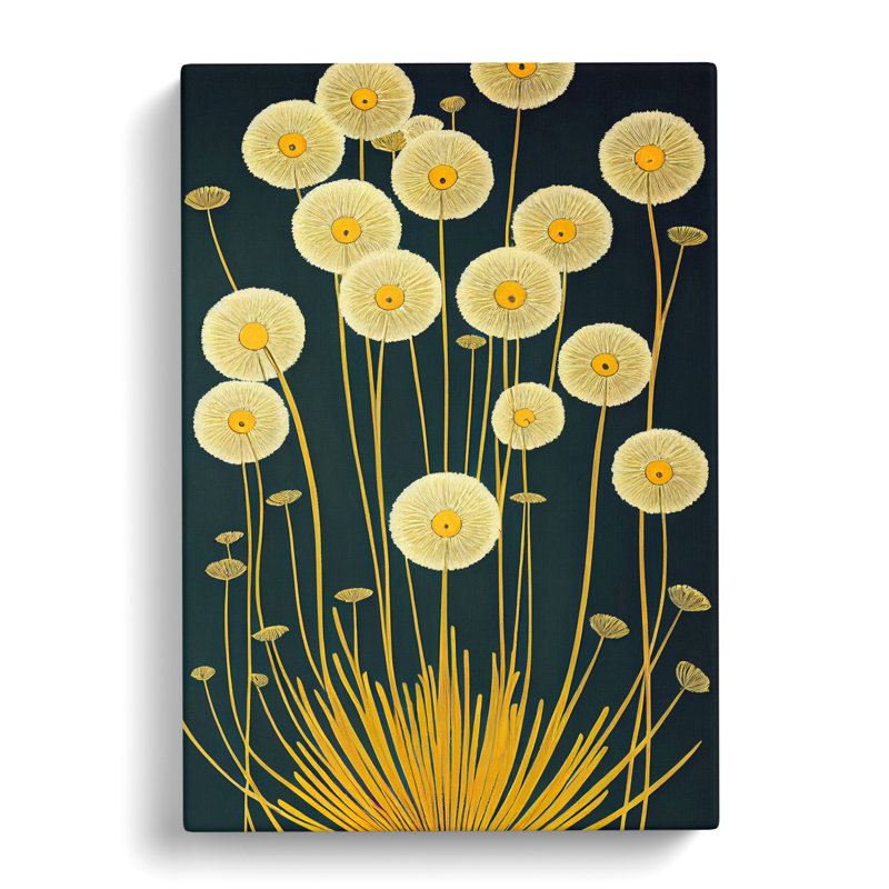Dandelion Deco Style - Wrapped Canvas, 50cm H x 35cm W x 3cm D