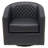 Boney 29" Wide Tufted Faux Leather Barrel Small Swivel Chair-1427446992