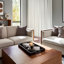 Plateau de service en bois et verre l 18 po Bradshaw