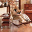 Chaise berçante réglable simple Living Room