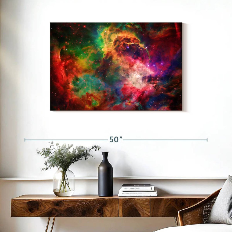 Oberle Cosmic Burst, 24" H x 36" W