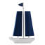 Lampe de table blanche 19,5 po Annia
