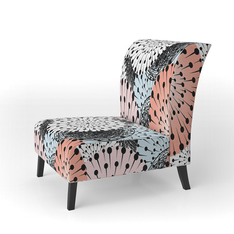Fauteuil de chambre rembourré Mid-Century