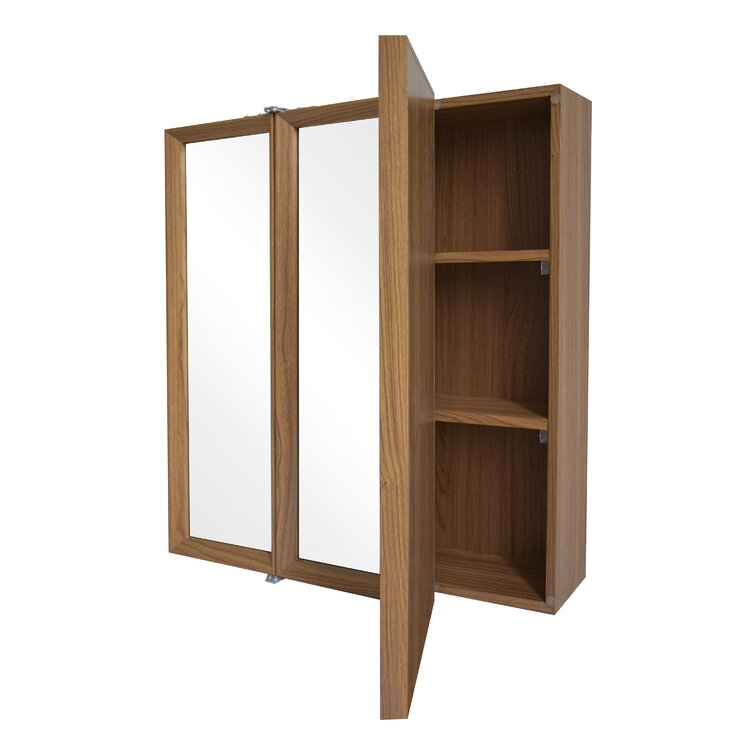 22 x 3 x 0.5 Oak Wood Medicine Cabinet Shelf Replacement - 1PCS