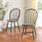 Bella Solid Wood Windsor Back Side Chair-1596076692