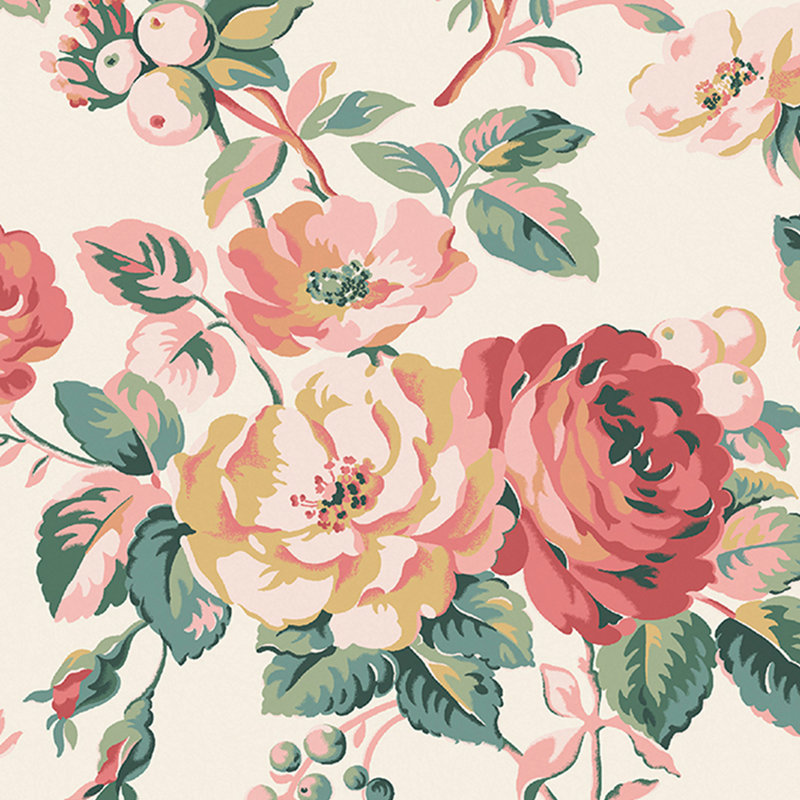 Cath Kidston Garden Rose Green, Pink