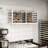 AmGood 10 Tier Wall Mounted Half Size Sheet / Bun Pan Rack. 40 in. x 13 in. x 18 in.