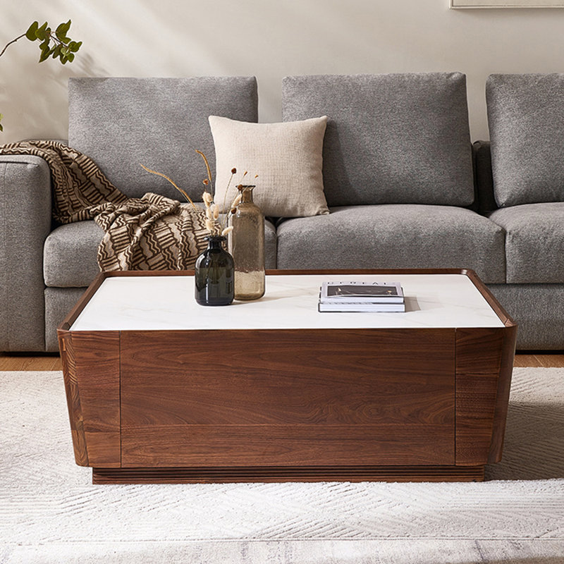 Table basse Minimalist, H 12,6 po x L 31,5 po x l 31,5 po