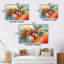 «Popart Palm Trees I», reproduction d'art sur toile Palm Trees-1224938840-1224938839
