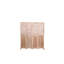 4 pliages en bois massif, l 55,2 po x H 65 po, teinte naturelle, charnières en métal pour plus de simplicité et de contrôle, rehausse l'écran d'intimité intérieur, tonalité, pliage facile à utiliser, décore