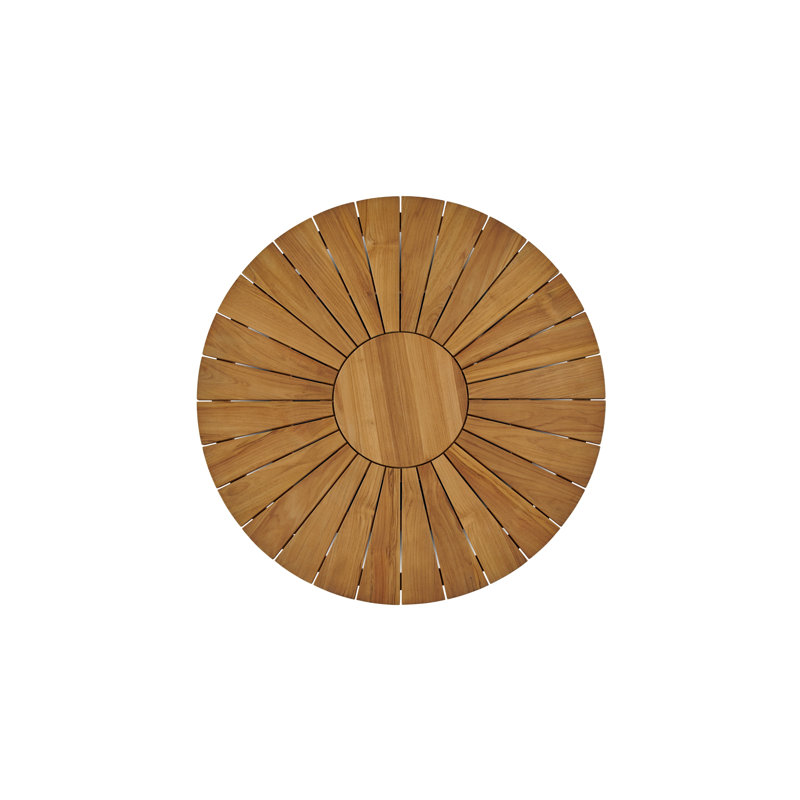 Cambria Round Teak Outdoor Dining Table