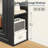 47.2'' Farmhouse Console Table with Adjustable Shelves, Entryway Sofa Table with Storage-533146552