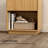 Wooden Nightstand With 1 Drawer & Open Cubby - Compact Bedside Storage-153804989-155507516