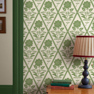 Joules Juliette Floral Print Floral 10m x 52cm Matte Wallpaper Roll