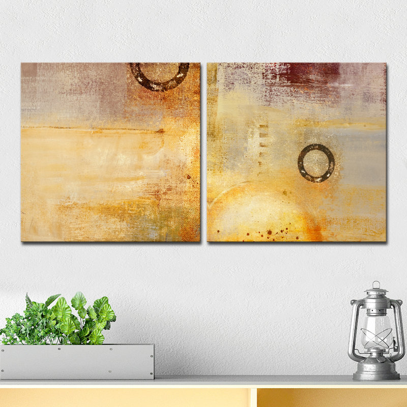 « abstract spa » par ready2hangart, ensemble de 2 reproductions de photos sur toiles tendues