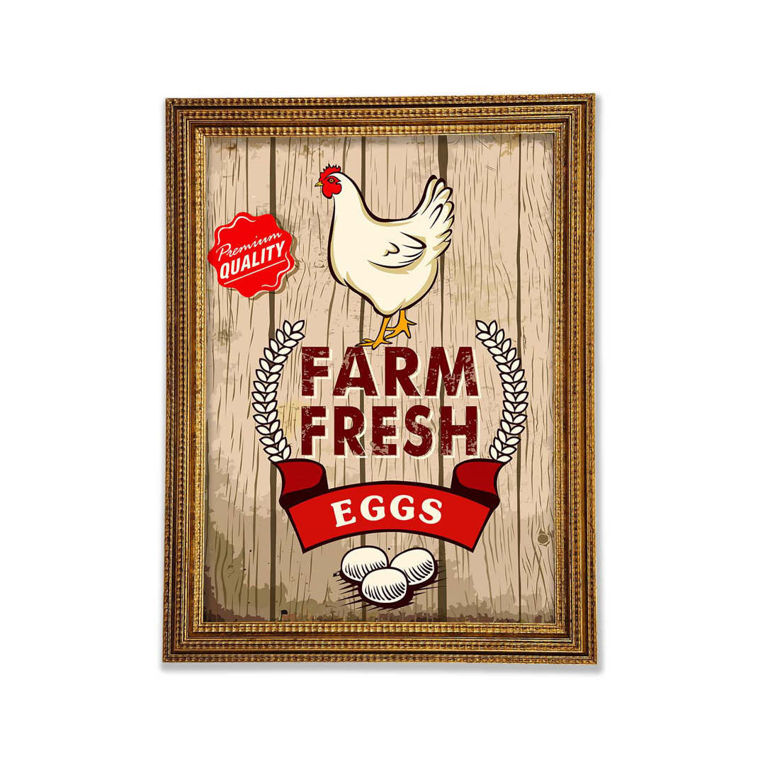 Farm Fresh Eggs - Drucken