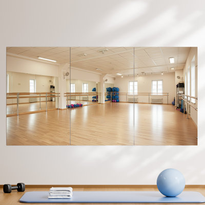 Miroir de salle de bain sans cadre rectangulaire en métal sans cadre 