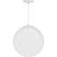  Luminaire suspendu sphérique blanc 1 lumière d'intérieur 1 lumière avec abat-jour en verre opale blanc 1 lumière-11801669