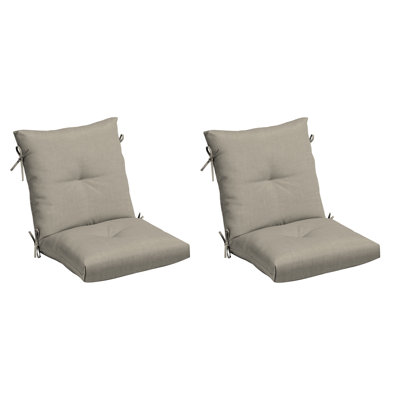 ARDEN earthFIBER Plush Modern Tufted Polyfill Dining Chair Cushion, 21 x 40