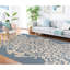 Tapis ikat bleu / beige Sorensen-23972181