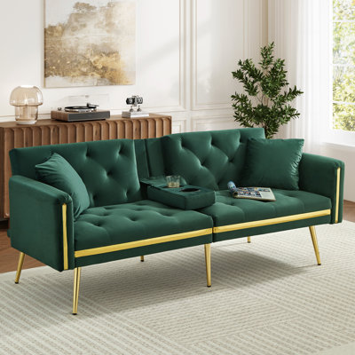 2 Seater Velvet Loveseat