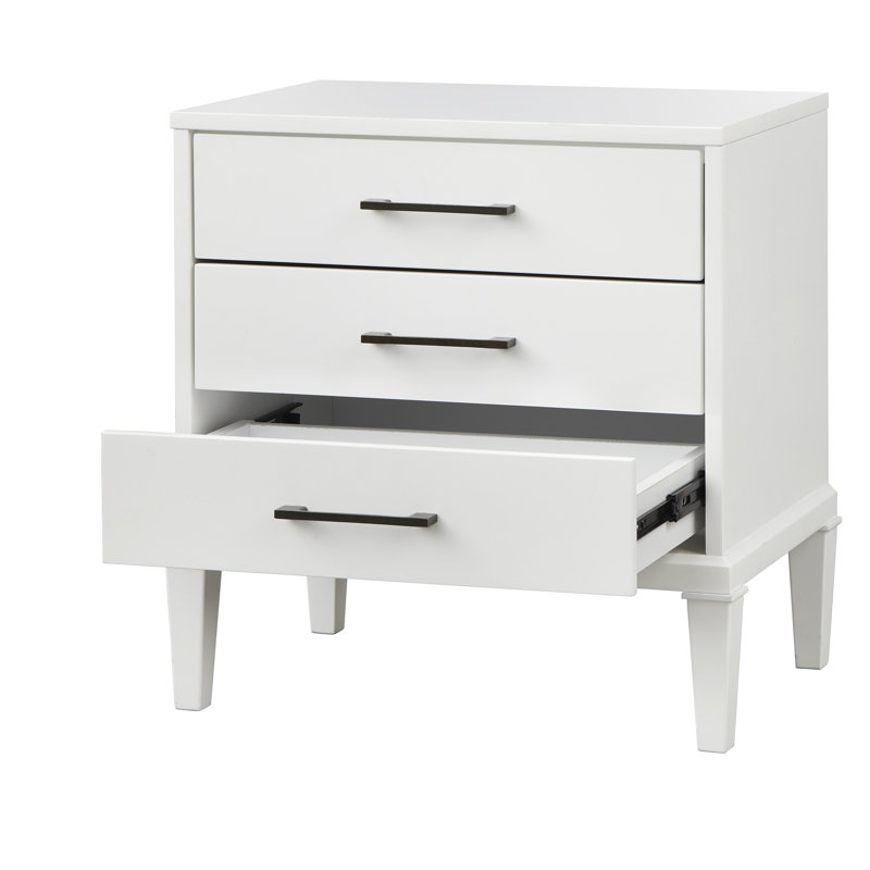 Table de chevet 3 tiroirs Sussex