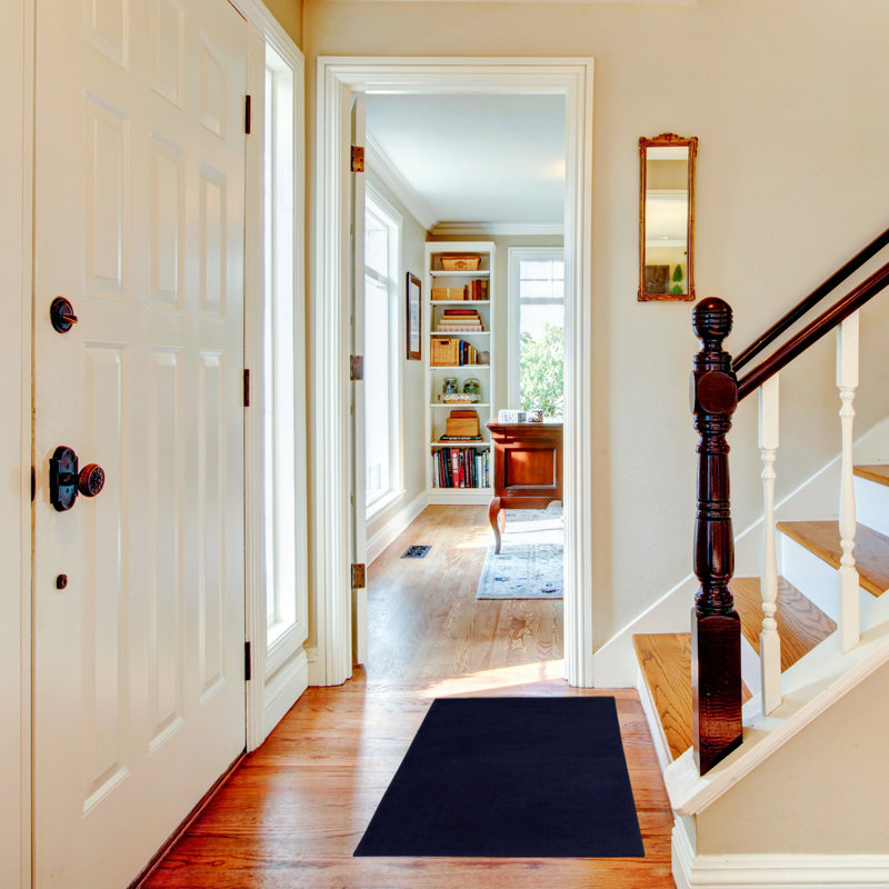 Polypropylene Area Rug in Navy