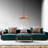 Adjustable Height Single Pendant With Metal Cap-516906330