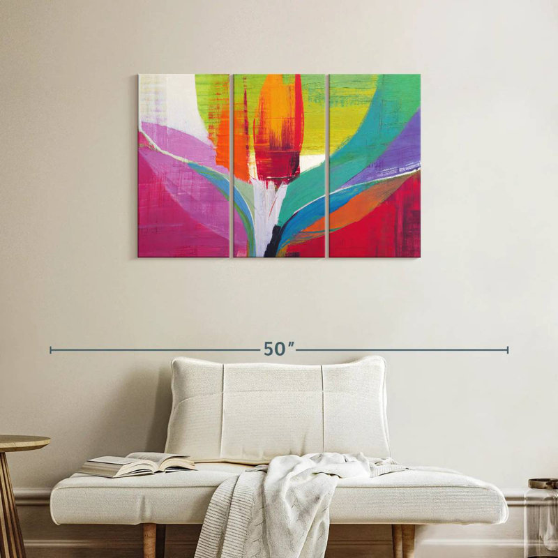 Avery Tulip Abstract, 24" H x 38" W